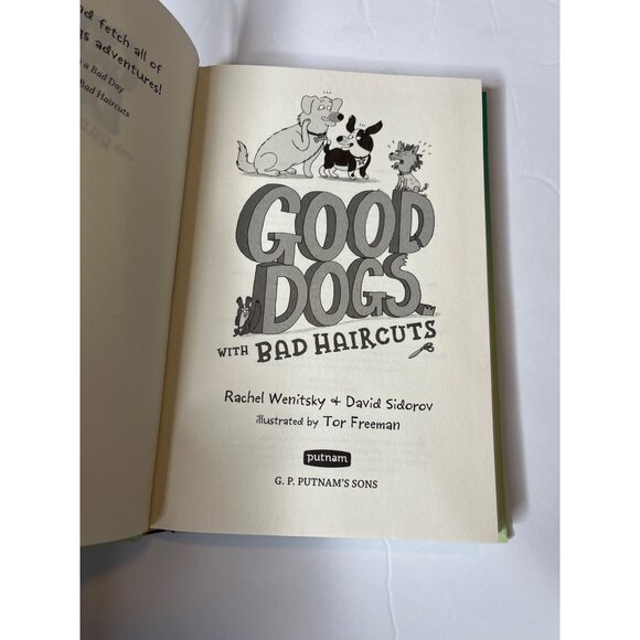 Good Dogs with Bad Haircuts Rachel Wenitsky David Sidorov Kids Fiction Hardcover - Picture 3 of 4